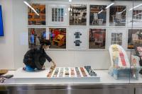 Hyojin Kwon installing Plastic Reimagined: Material Agency and Circular Design